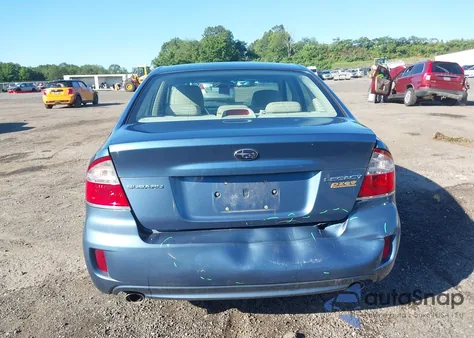 2008 Subaru Legacy 2.5I Limited from USA, damaged, VIN 4S3BL626087210055